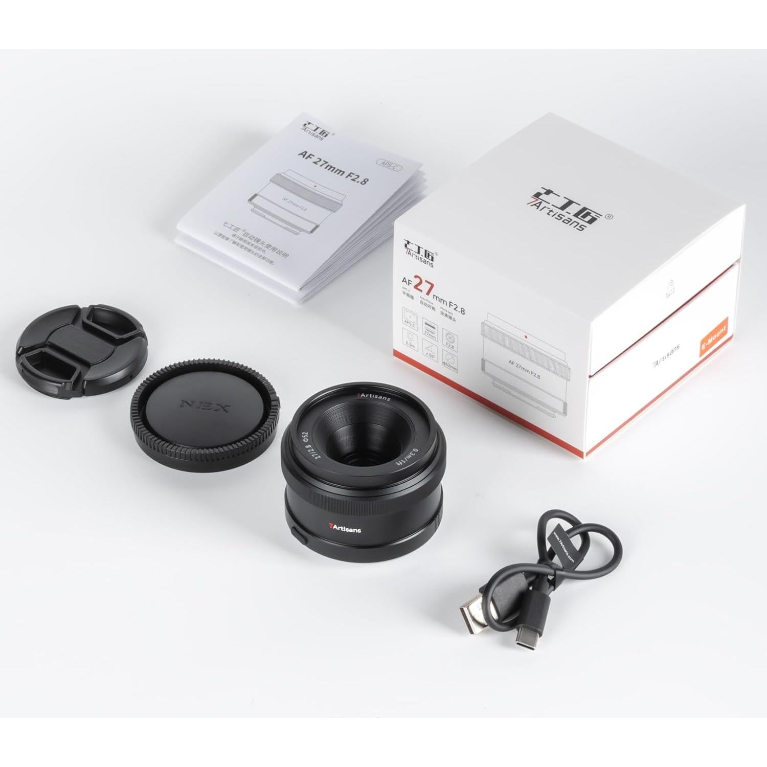 Lente 7artisans 27mm F2.8 Autofocus para Nikon Z - Gran Apertura