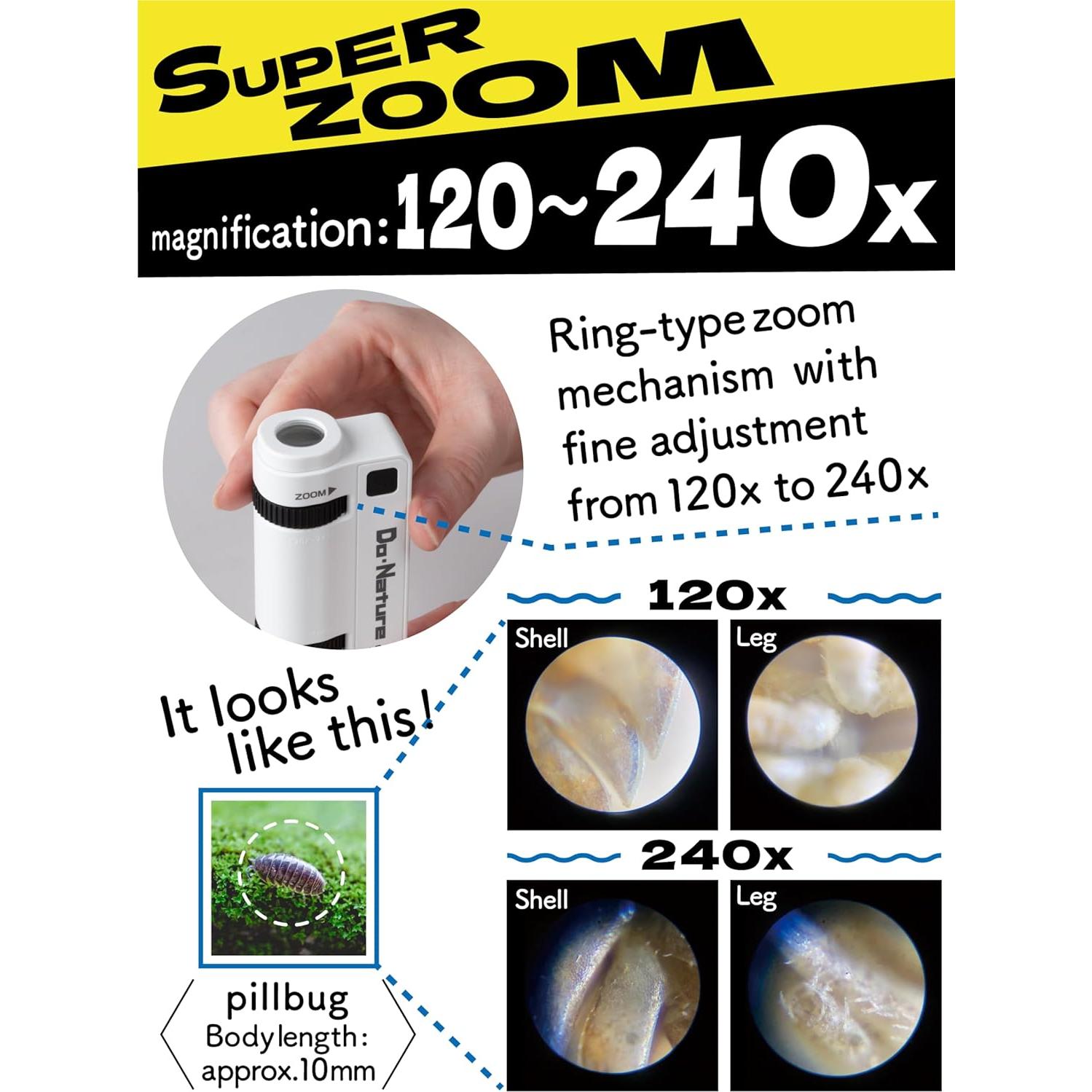 Microscopio Kenko STV-240M WSA 120-240x con Adaptador Smartphone