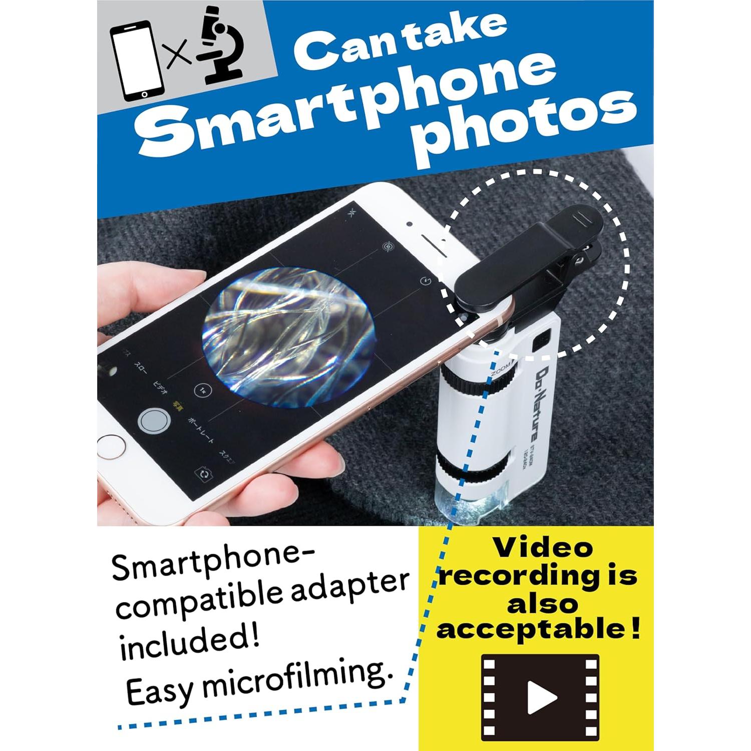 Microscopio Kenko STV-240M WSA 120-240x con Adaptador Smartphone