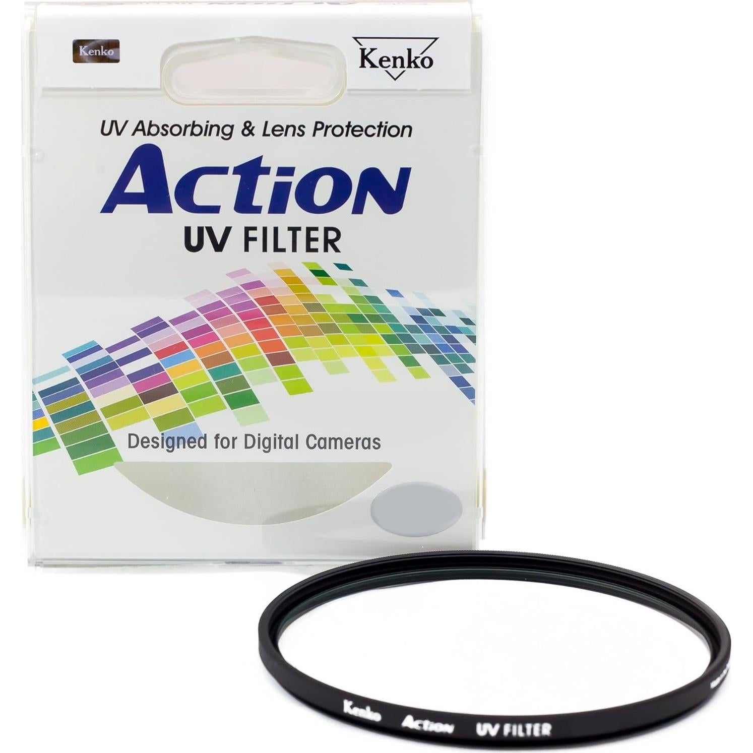 Filtro UV óptico Kenko Action 77 mm para cámaras digitales