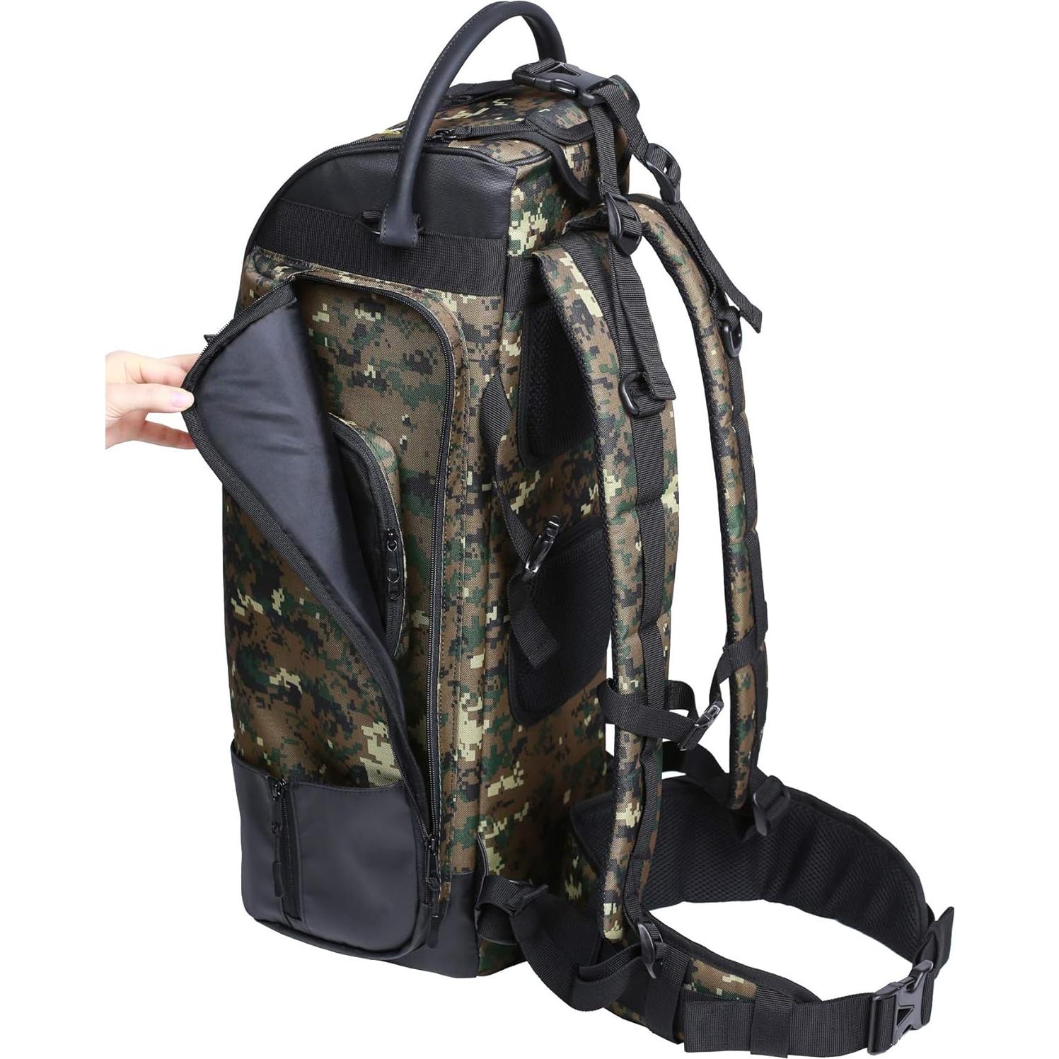 Mochila para cámara Kenko Aosta Sanctuary III 600mm F4 Camuflaje Verde