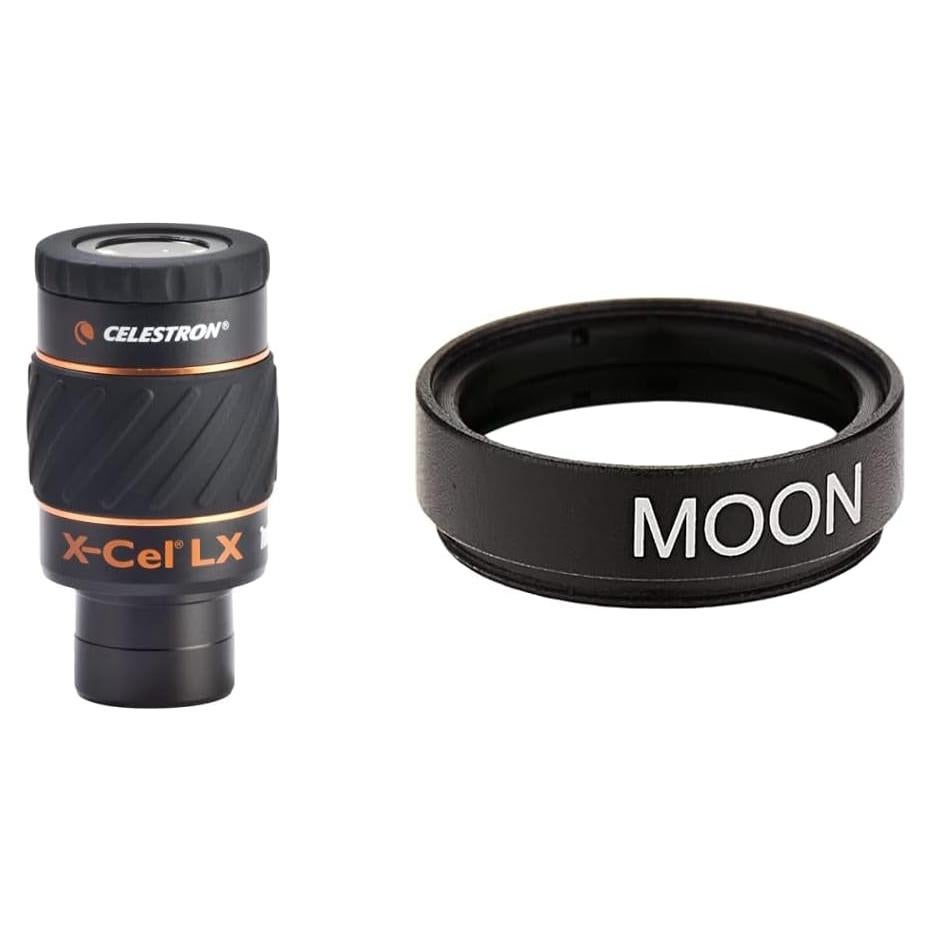 Ocular Celestron X-Cel LX 7 mm + Filtro Lunar 31.75 mm