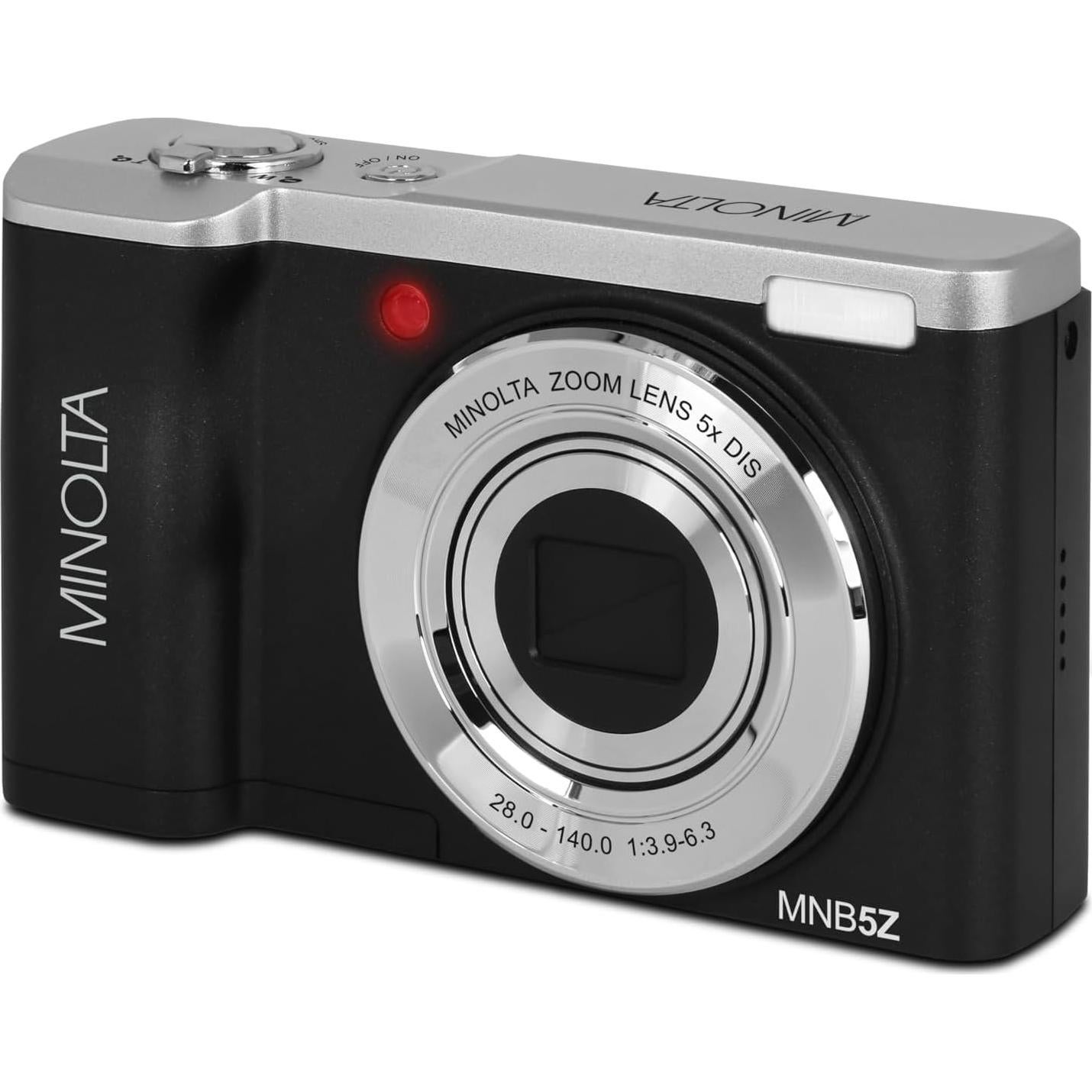 Cámara Digital Minolta MNB5Z 56MP Doble Lente Zoom 5X 5K