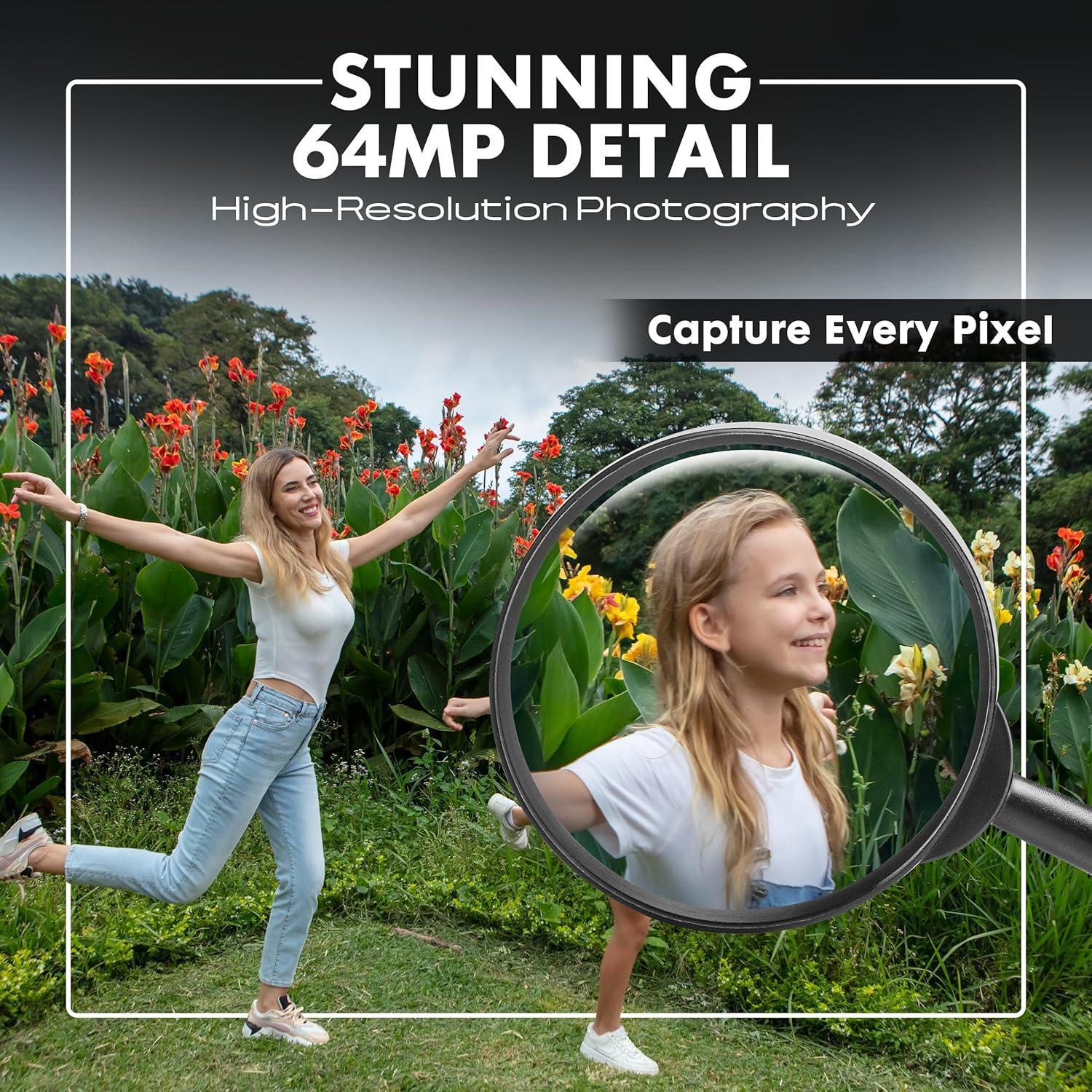 Cámara Digital Minolta ProShot 64MP - Zoom Óptico 10x, Video 4K