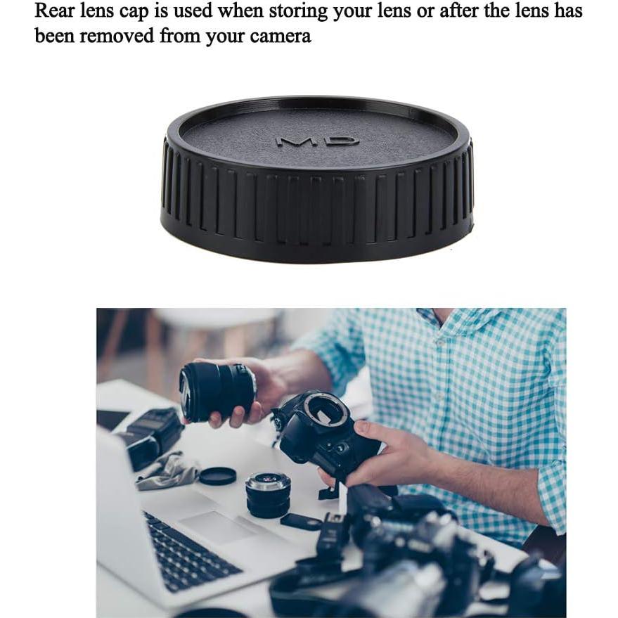 5 Piezas Tapa Trasera de Lente Minolta Montura MD - Plástico