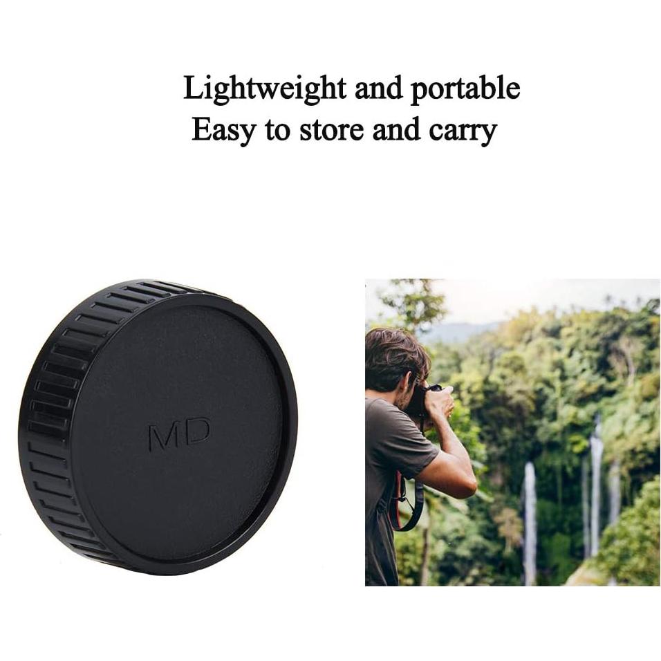 5 Piezas Tapa Trasera de Lente Minolta Montura MD - Plástico