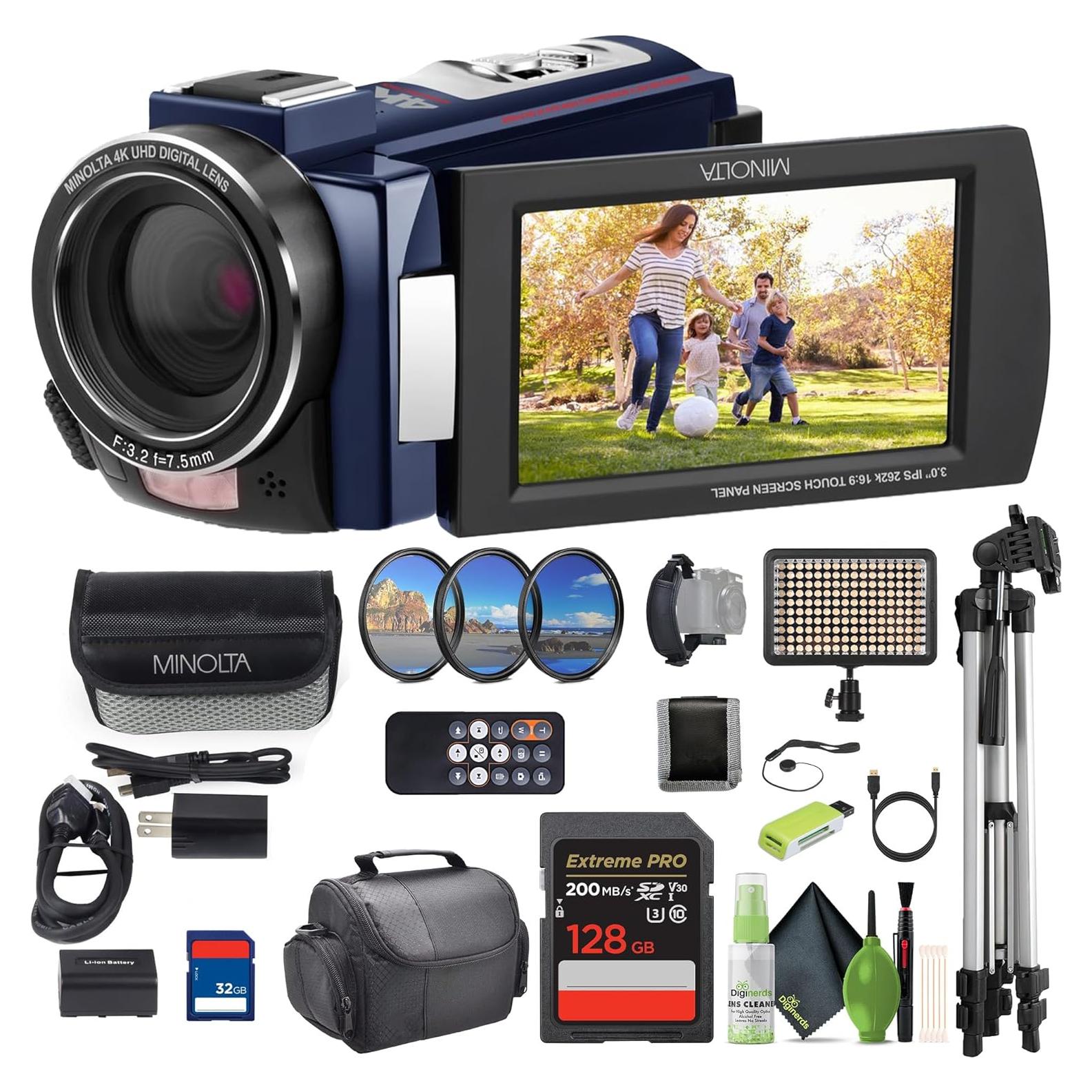 Cámara de Video Digital Minolta MN4K25NV 4K 30MP Visión Nocturna