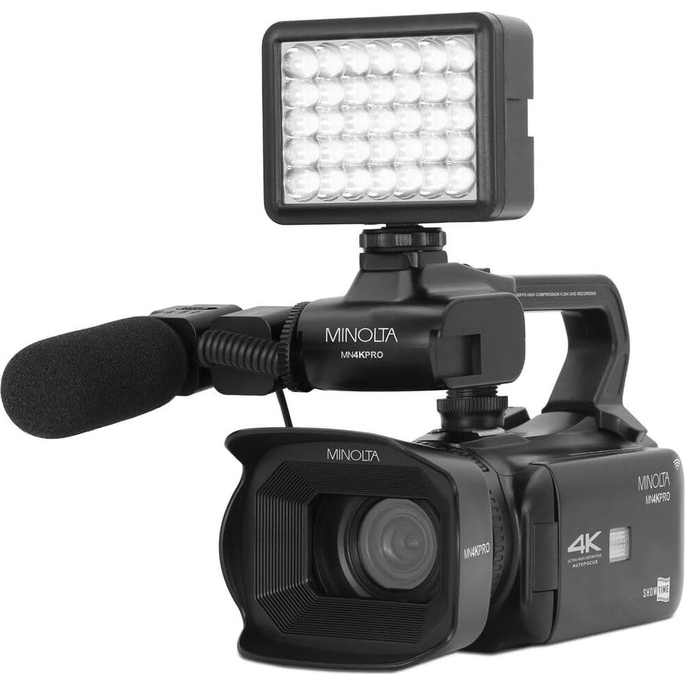 Camcorder Profesional Minolta MN4KPRO 4K60FPS 64MP WiFi