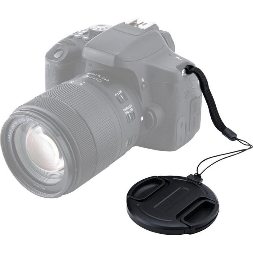 Tapa de Lente JJC 62mm con Cierre Central - 2 Paquetes