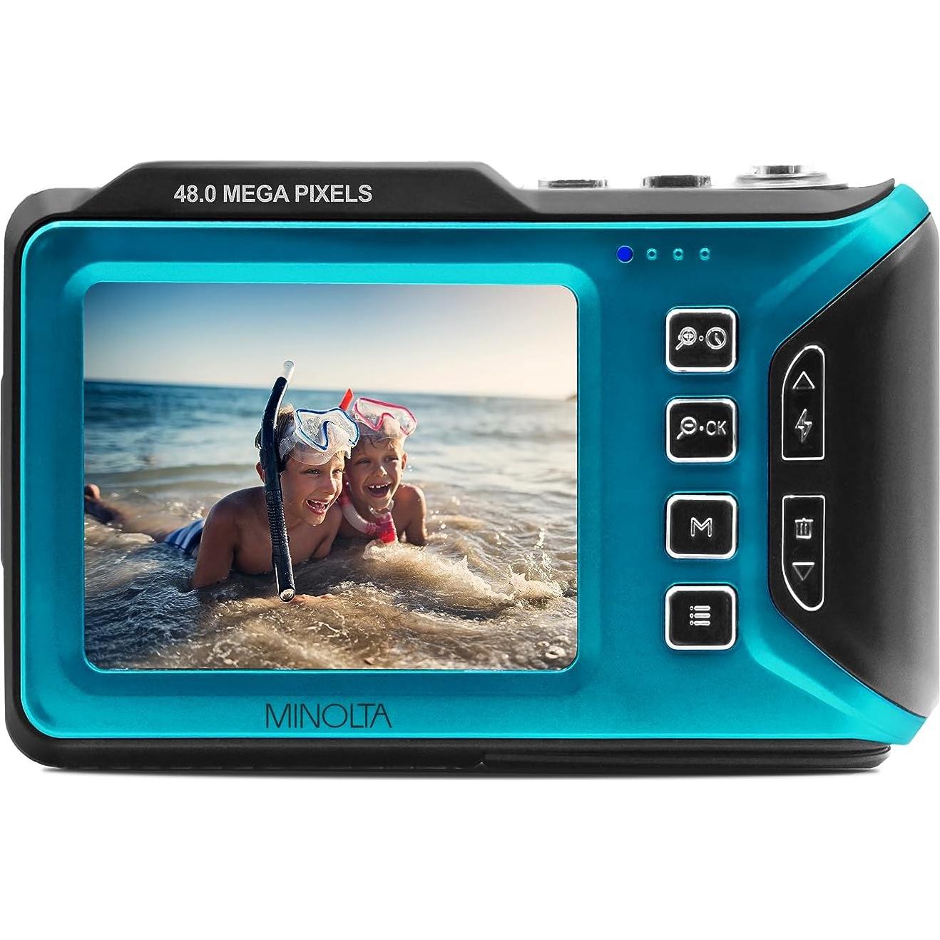 Cámara Digital Impermeable Minolta MN60WP 48MP 4K UHD