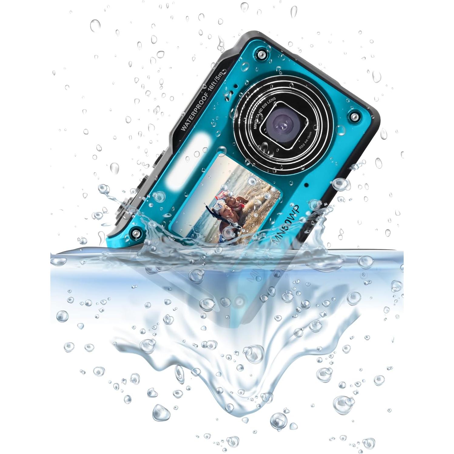 Cámara Digital Impermeable Minolta MN60WP 48MP 4K UHD