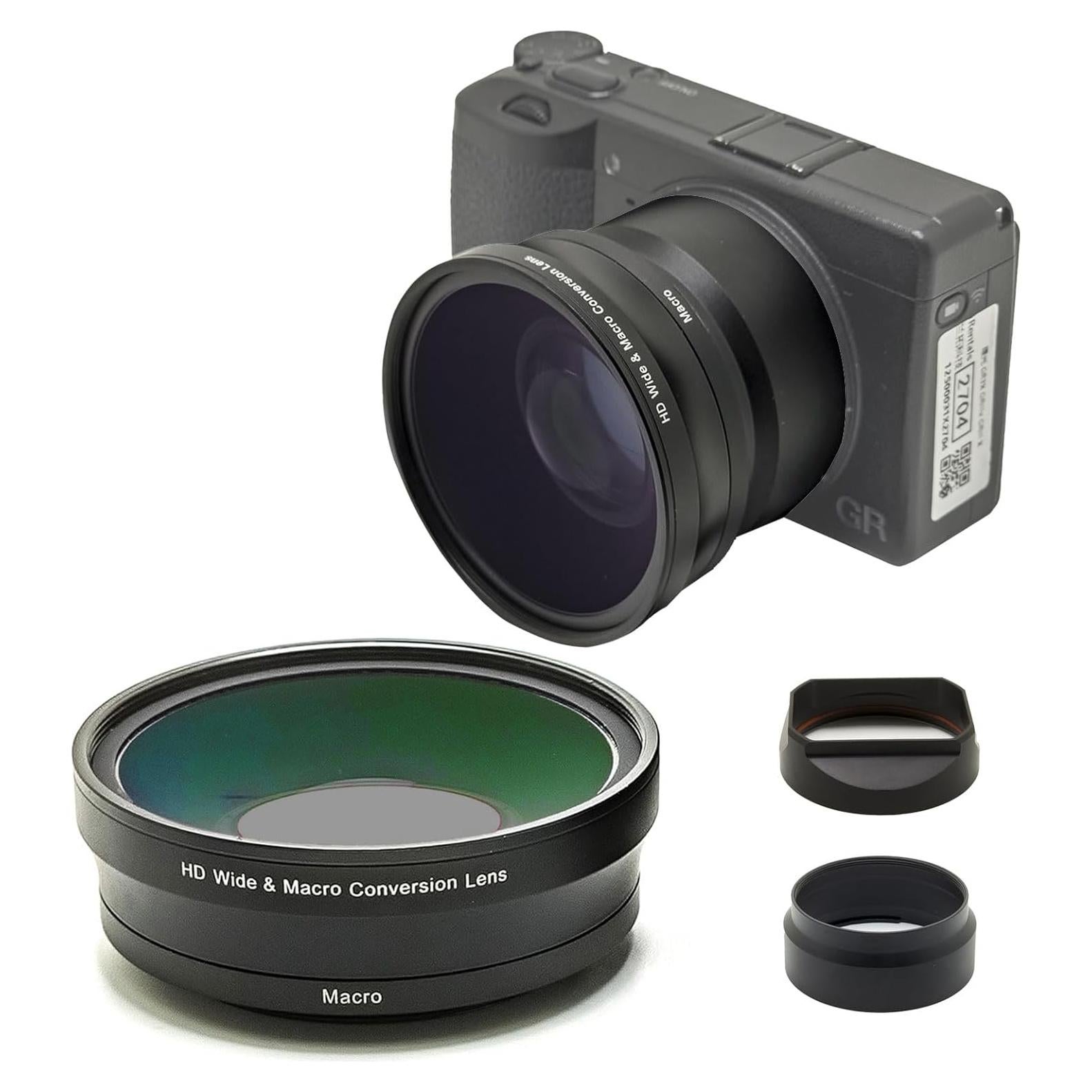 Lente Gran Angular y Macro 49mm FotoZ para Ricoh GR IIIX