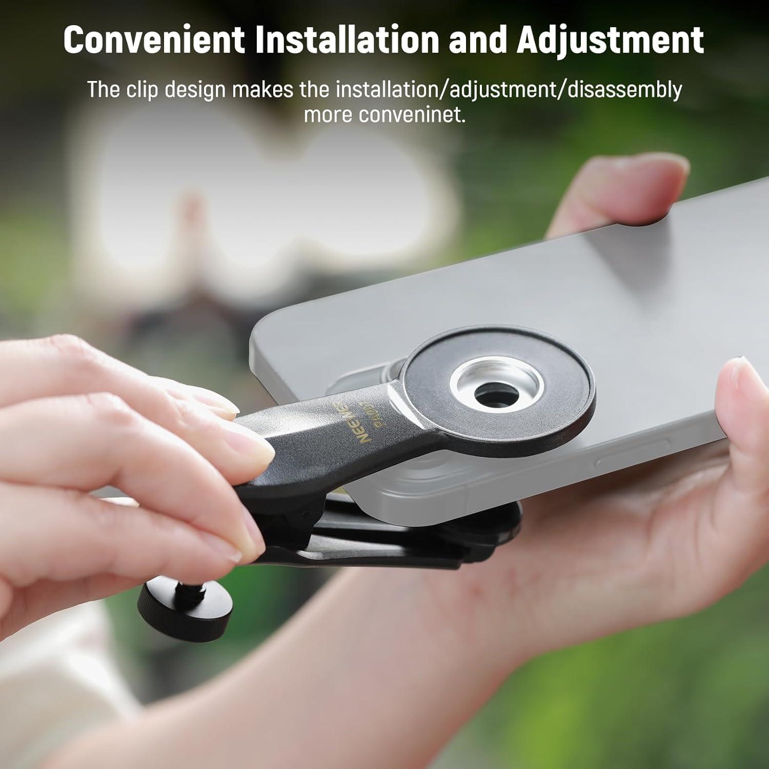 Abrazadera Universal para Teléfono NEEWER 17mm Lente Roscada