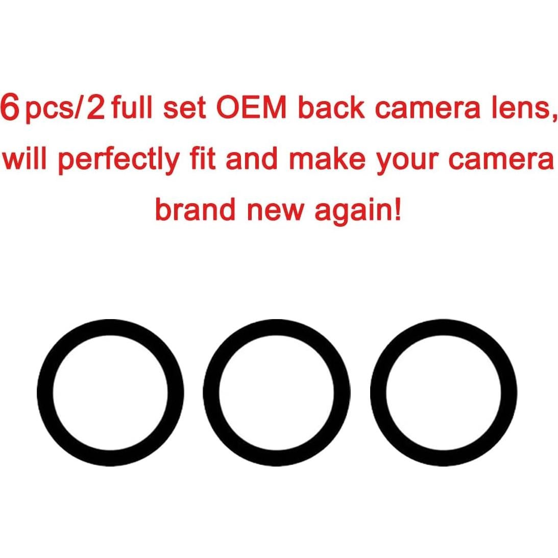 2 Lentes de Reemplazo para Cámara Samsung Galaxy S24+ Plus