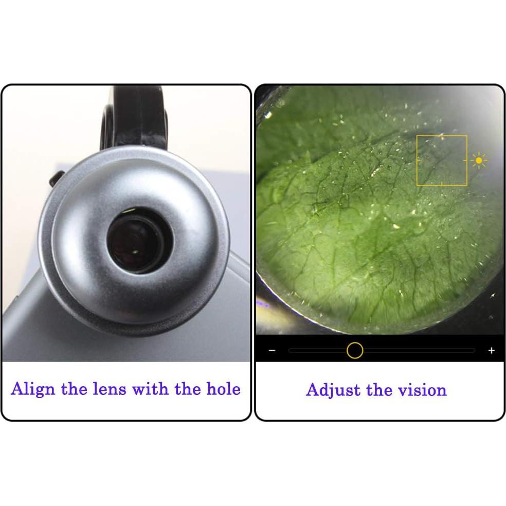 Lente de cámara para móvil Jiusion 30X con LED