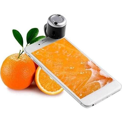 Lente de cámara para móvil Jiusion 30X con LED