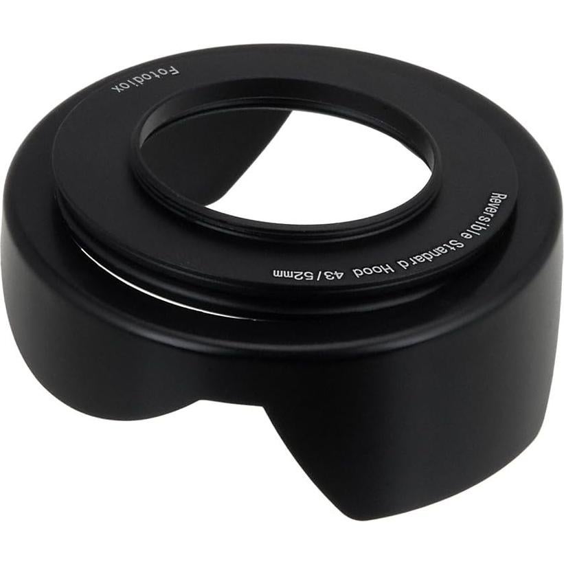Reversible Flower Hood for Samsung 16-50mm f/3.5-5.6 Power Zoom ED OIS Kit Lens - Detachable Tulip Lens Hood w/Inner Pinch Cap for Samsung Mirrorless Digital Camera Such as NX500, NX3000