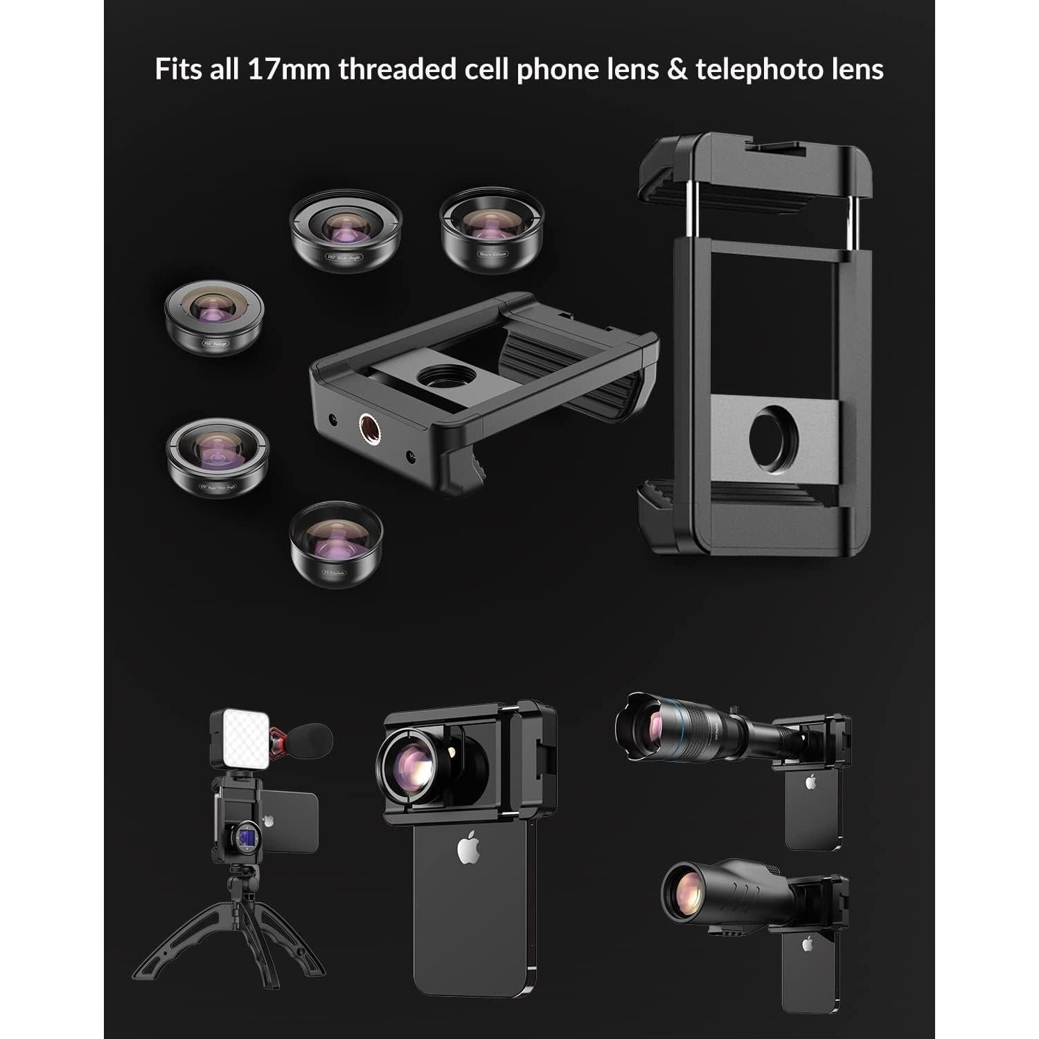 Adaptador de Lente 17 mm Evil Eye para Teléfonos Inteligentes