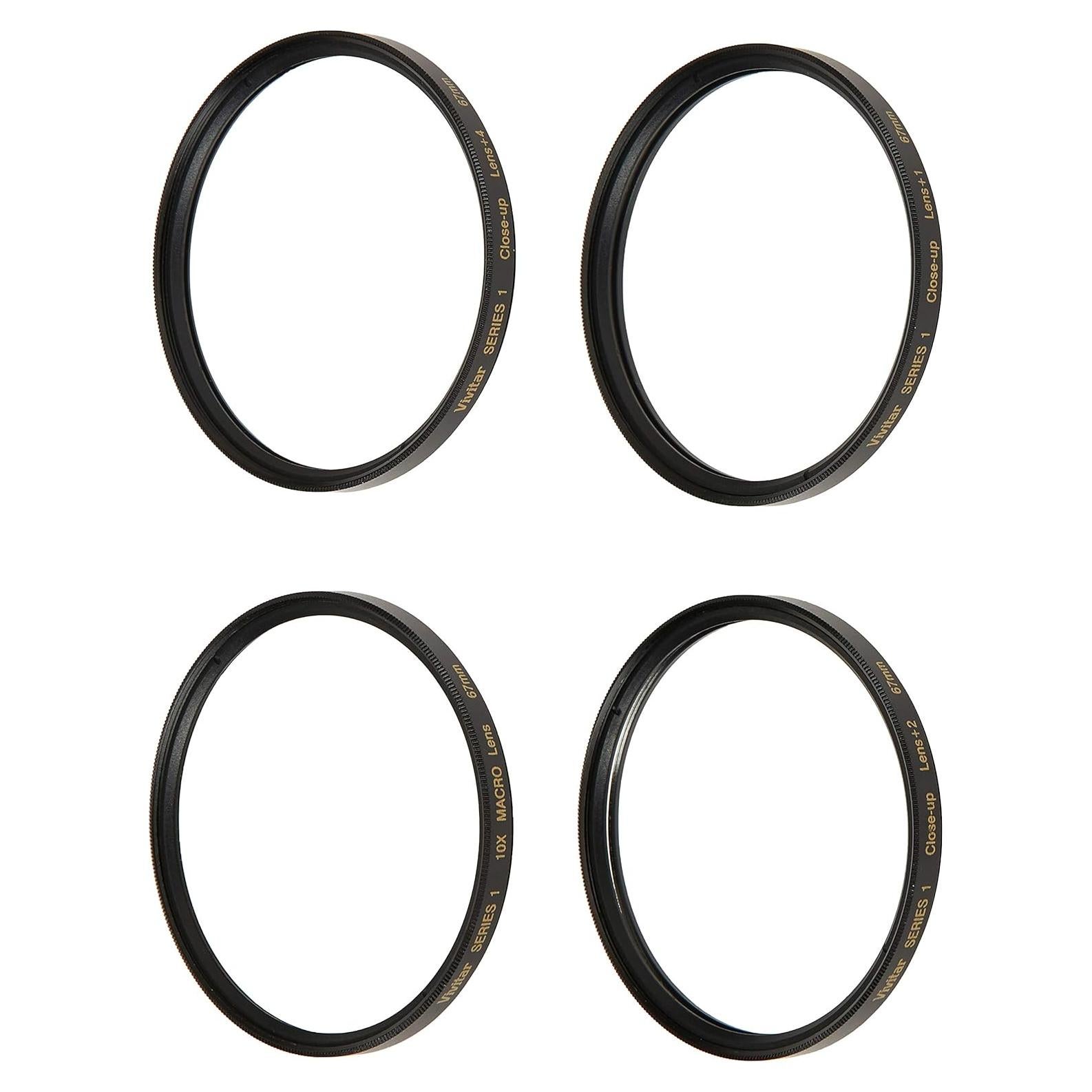 Juego de Filtros Macro Close-Up Vivitar 67mm +1, +2, +4, +10