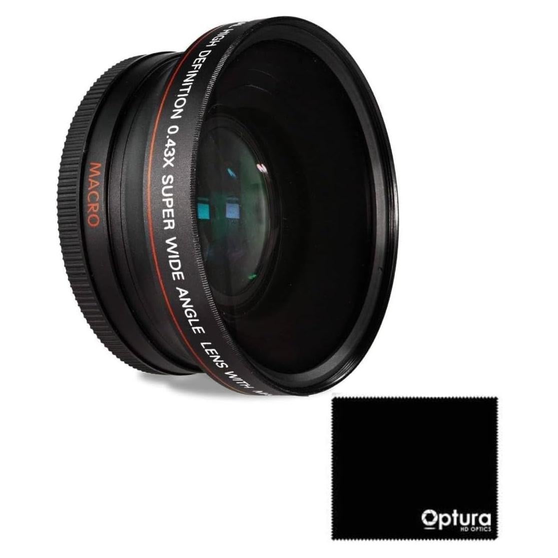 Lente Gran Angular Vivitar Pro 0.45X con Macro 40.5mm Negro