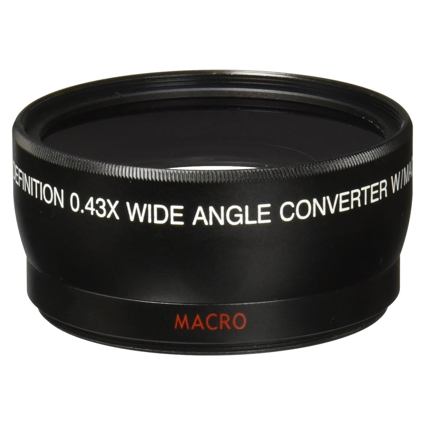 Lente Gran Angular 0.43X Vivitar 4358W 58mm para Cámara