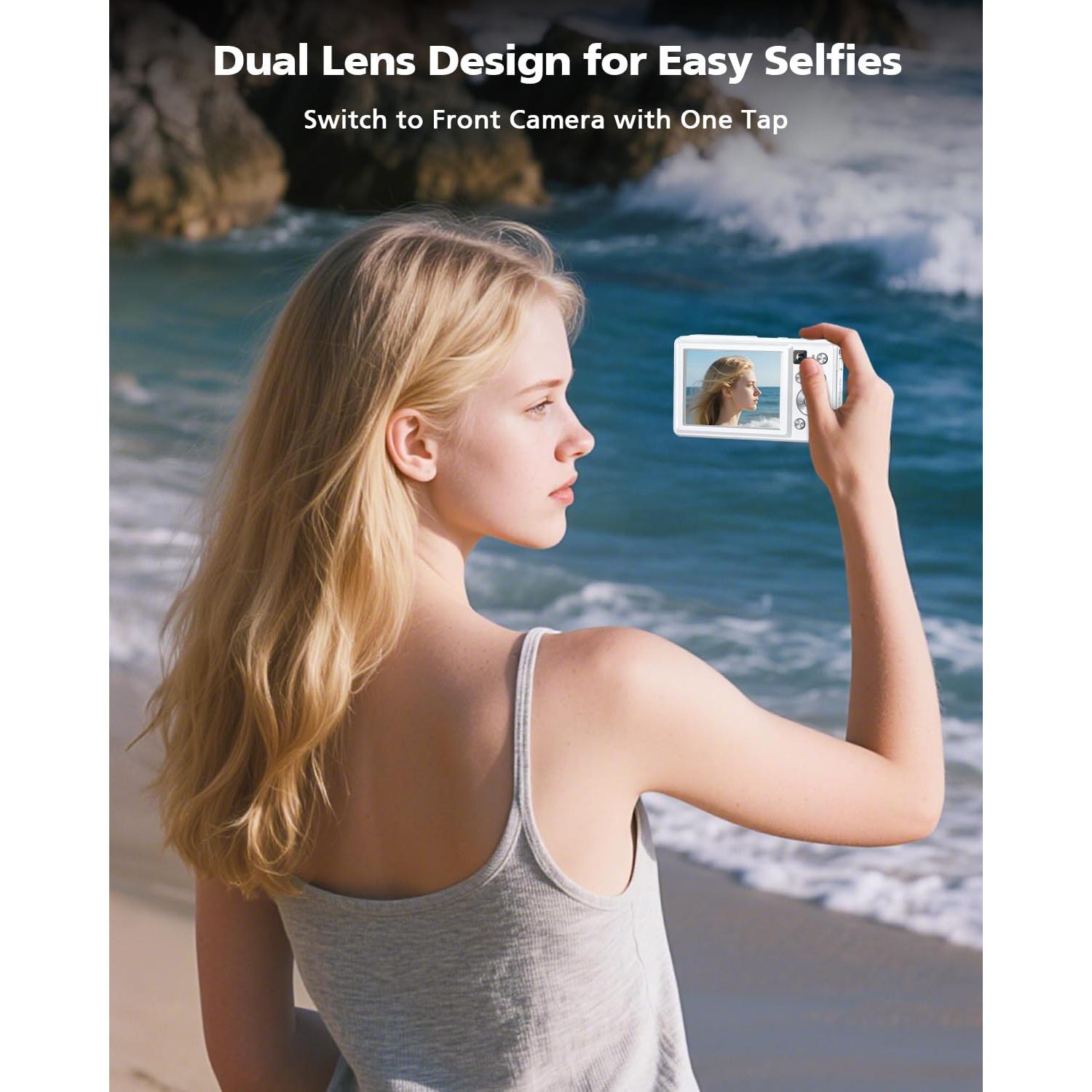 Cámara Digital 4K YAXTIFIU DC413L 64MP Zoom 16X Flash