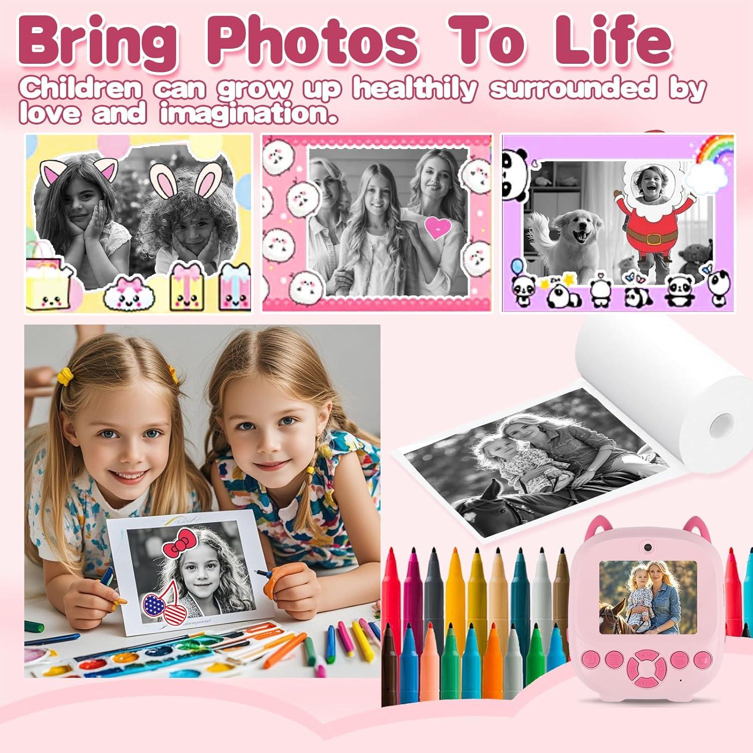 Papel Térmico CILSER para Cámara Infantil - 5 Rollos 57x25mm