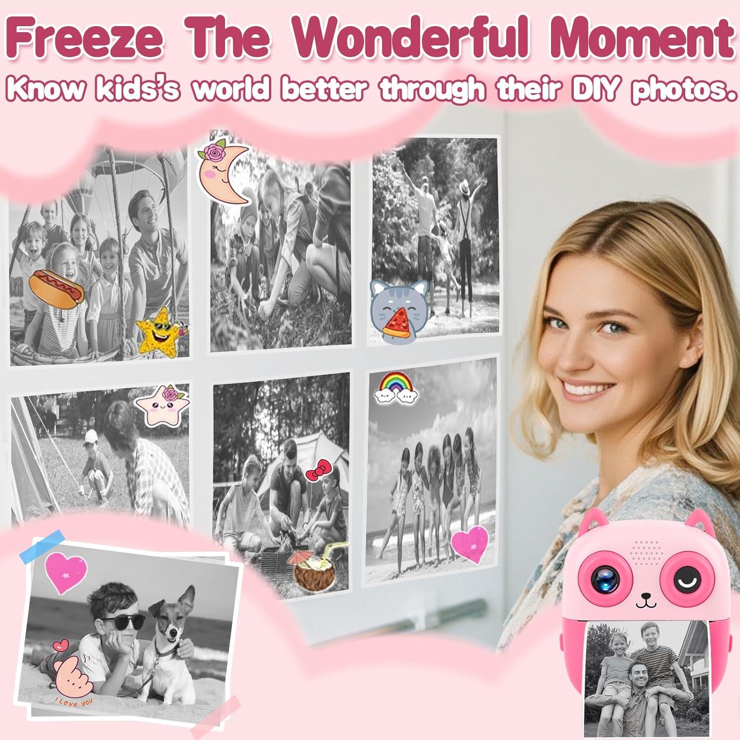 Papel Térmico CILSER para Cámara Infantil - 5 Rollos 57x25mm