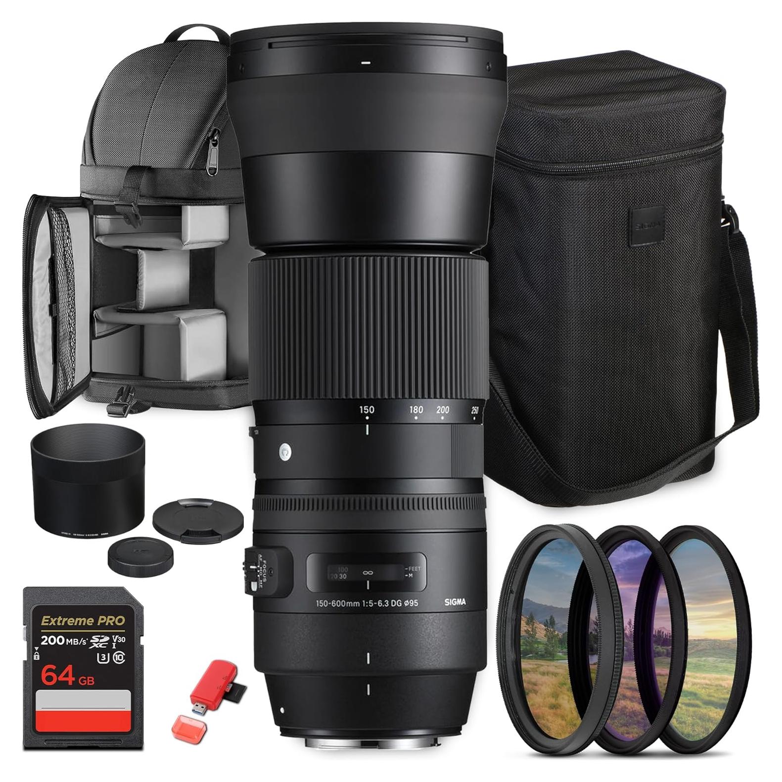 Lente Sigma 150-600mm f/5-6.3 DG OS HSM para Canon EF