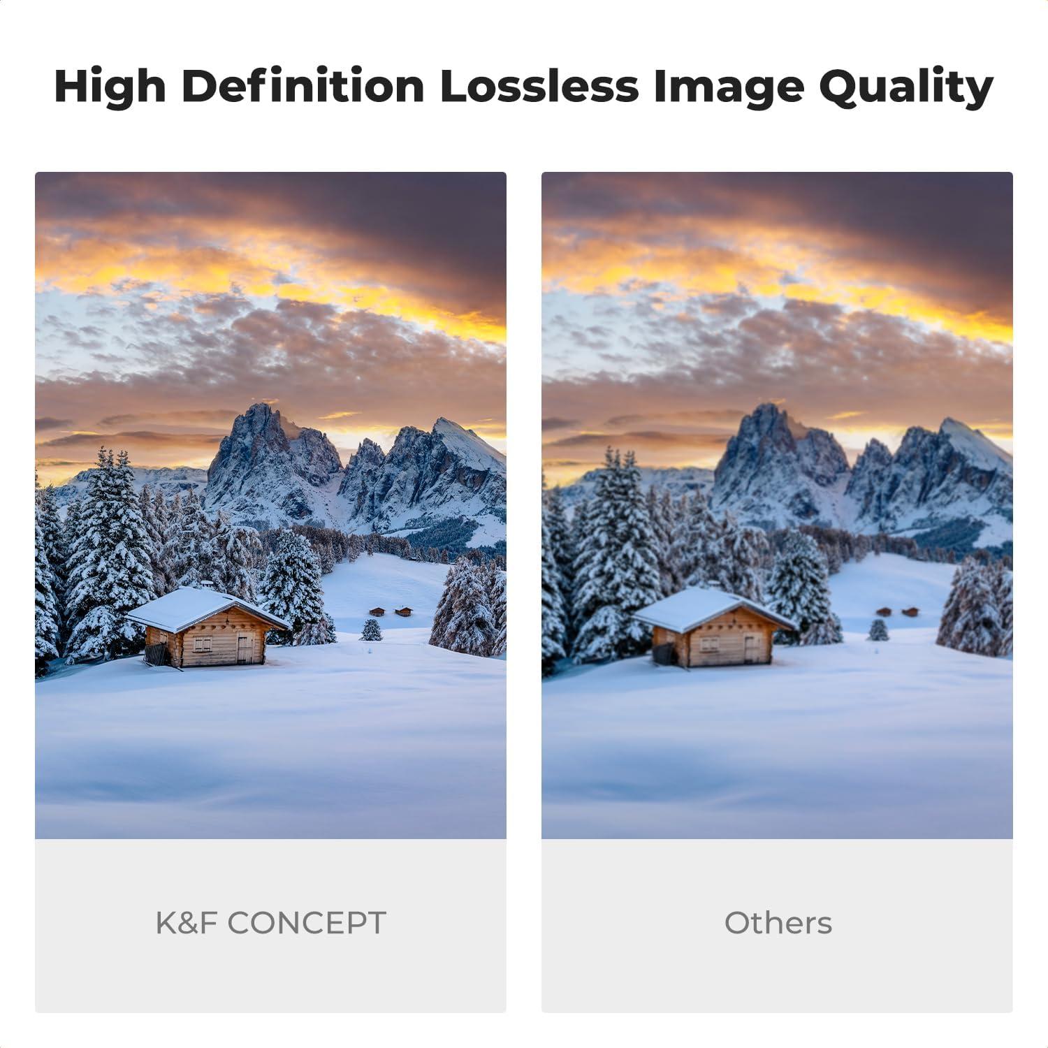 Filtro ND Variable K&F Concept 77mm ND2-ND400 Vidrio AGC