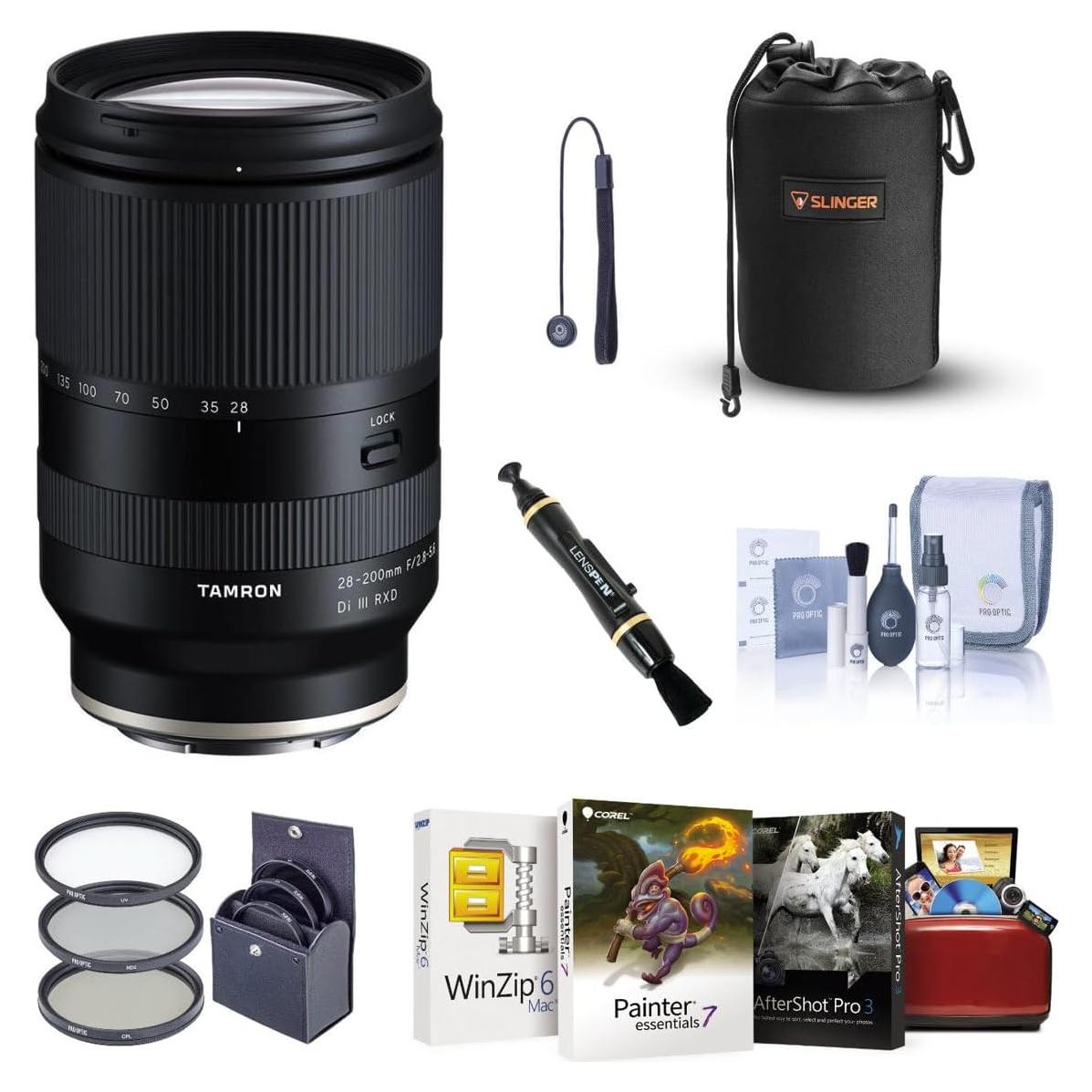 Lente Tamron 28-200mm f/2.8-5.6 Di III RXD para Sony E