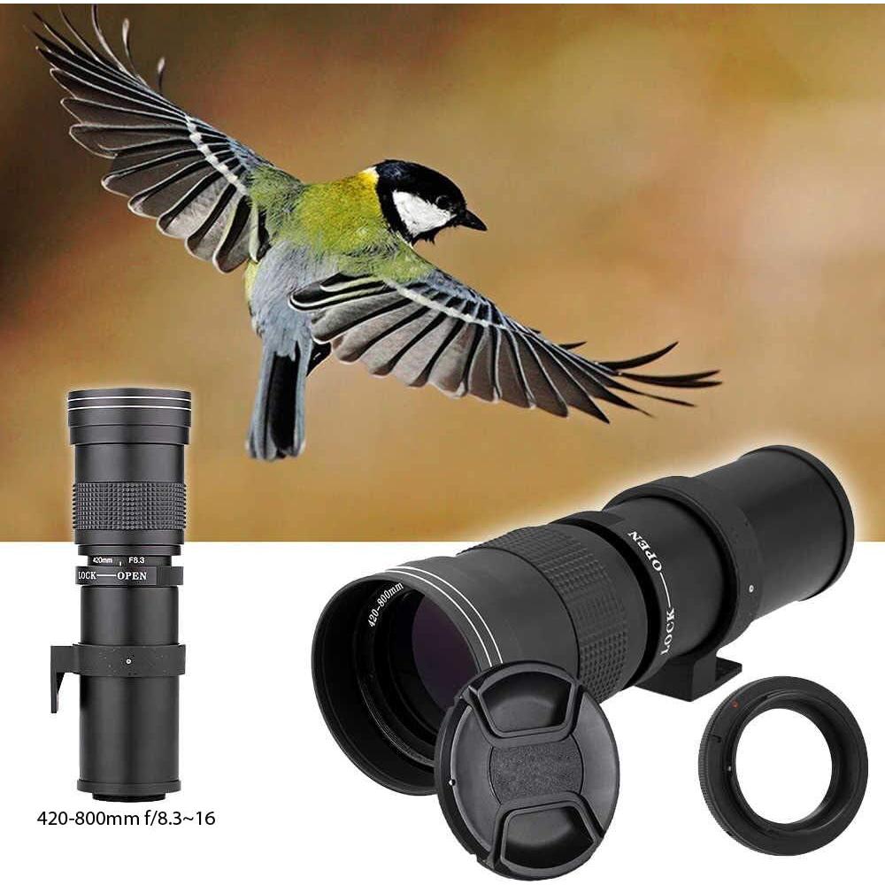 Lente Telefoto Manual Commander Optics 420-800mm f/8 para Micro Cuatro Tercios