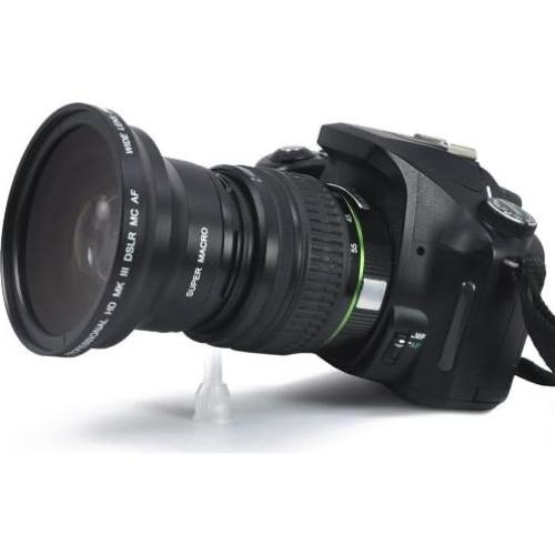 Kit de Lentes UltraPro 58mm: Gran Angular, Telefoto y Filtros