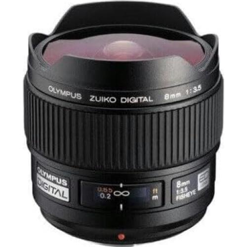 Lente Olympus OM System 8mm f/3.5 Fisheye para DSLR
