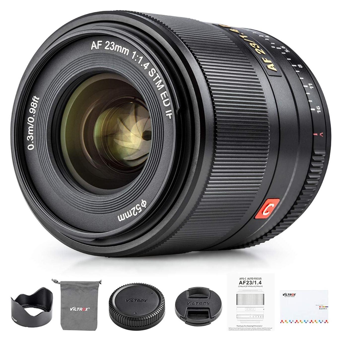 Lente Viltrox 23mm f/1.4 Autoenfoque para Fujifilm X-Mount