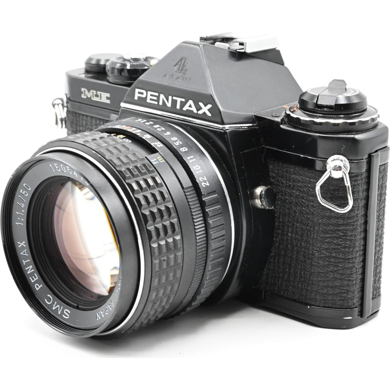 Cámara SLR Pentax ME 35mm con lente manual 50mm