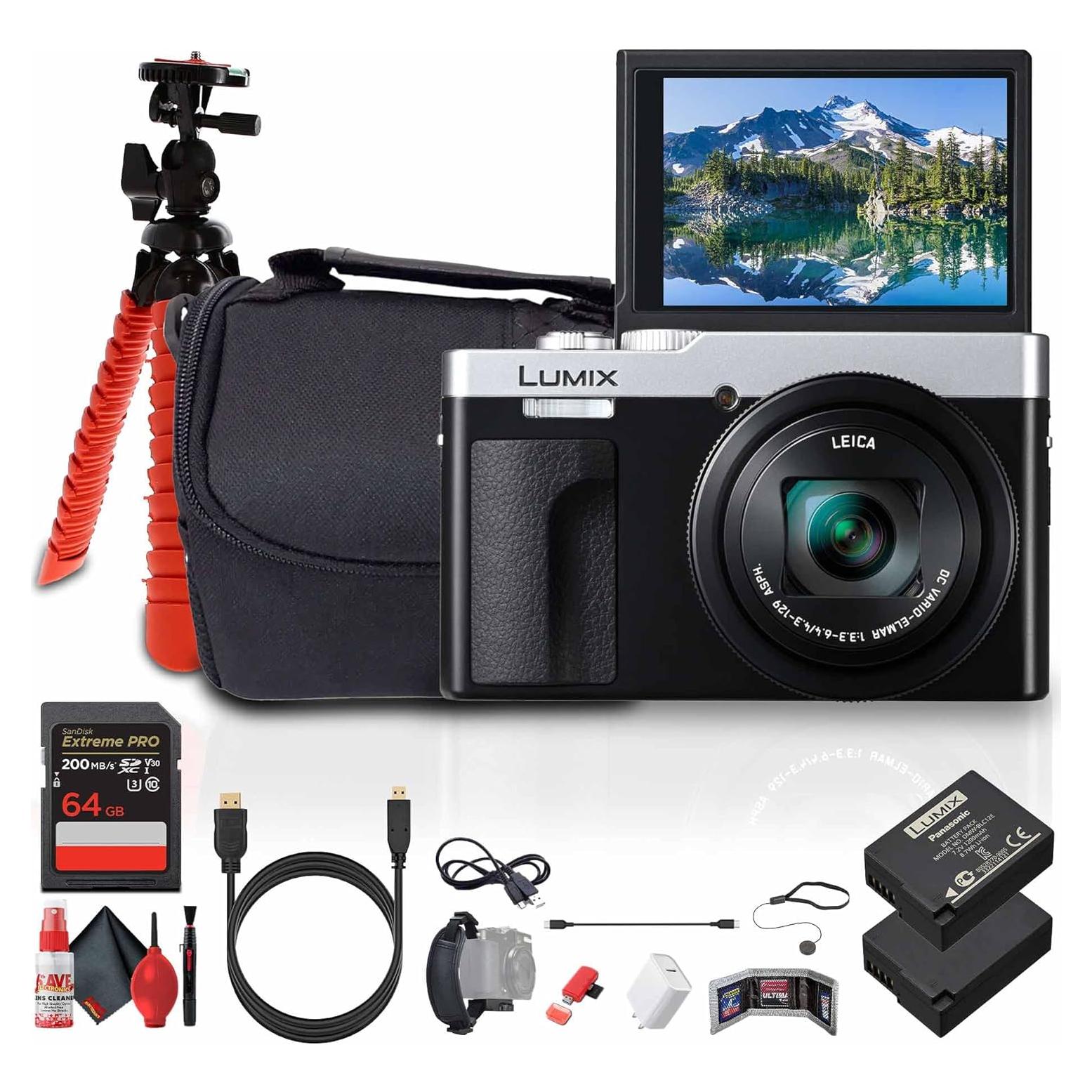 Cámara Digital Compacta Panasonic ZS99 Plata 20MP 30x Zoom