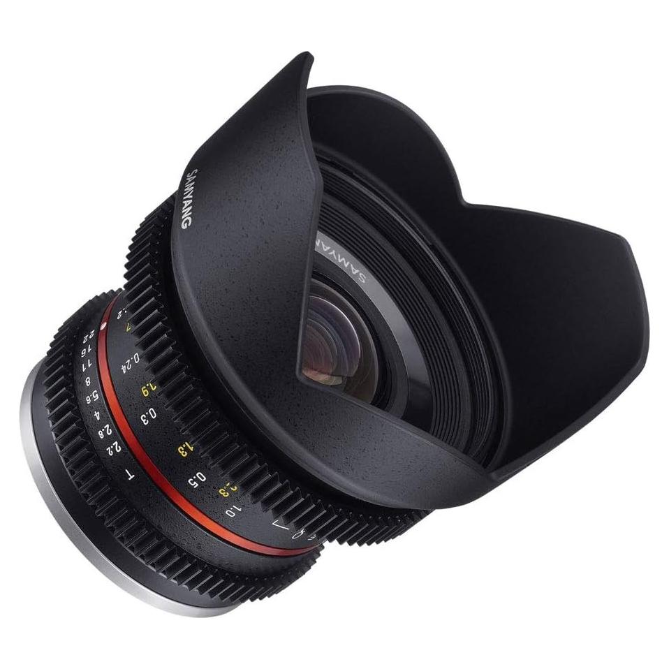 Lente de Cine Samyang 12mm T2.2 VDSLR para Fuji X