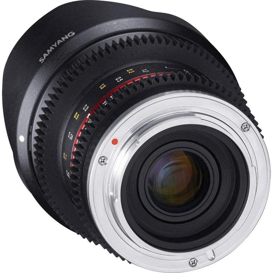 Lente de Cine Samyang 12mm T2.2 VDSLR para Fuji X