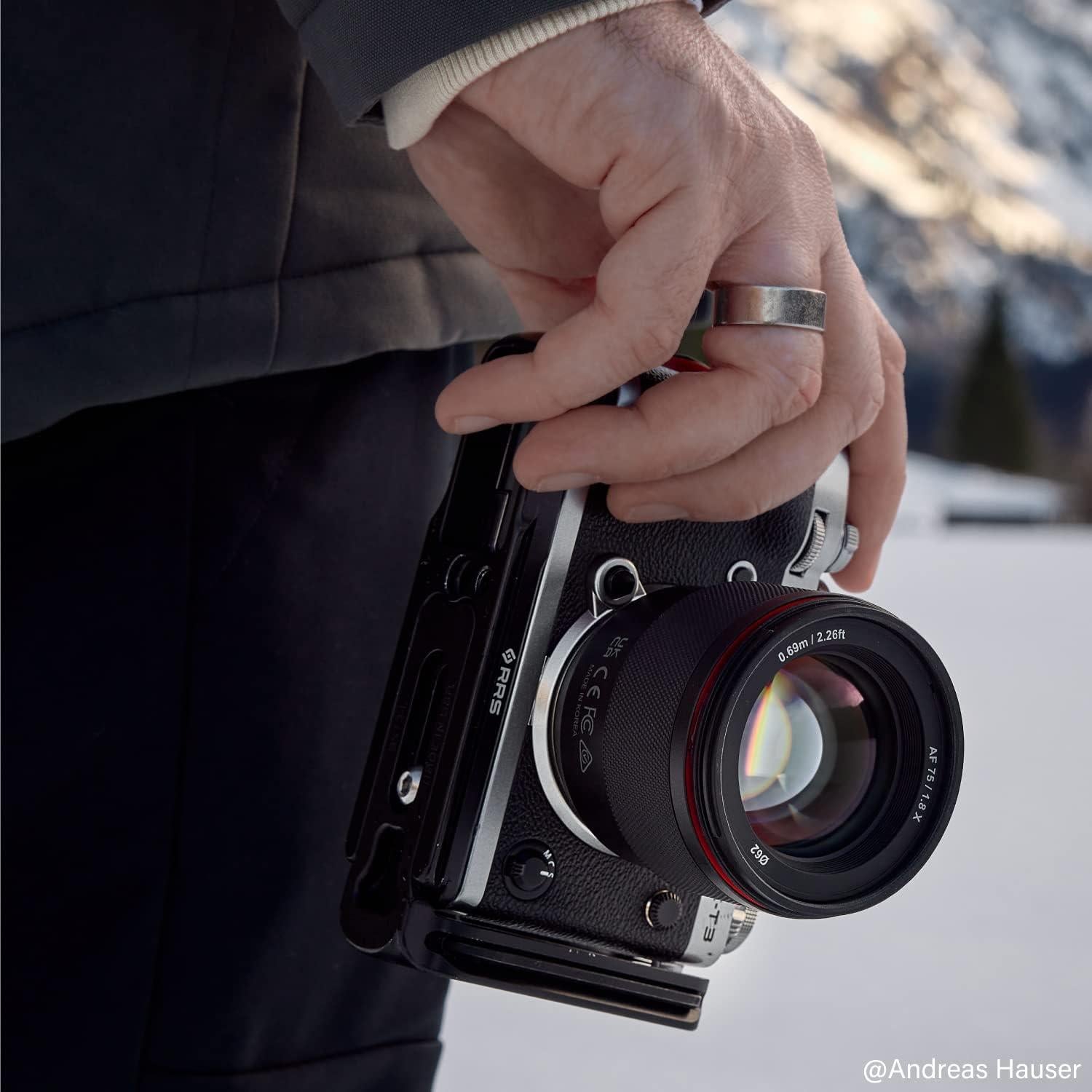 Lente Samyang AF 75mm F1.8 para Fuji X - Compacta y Ligera