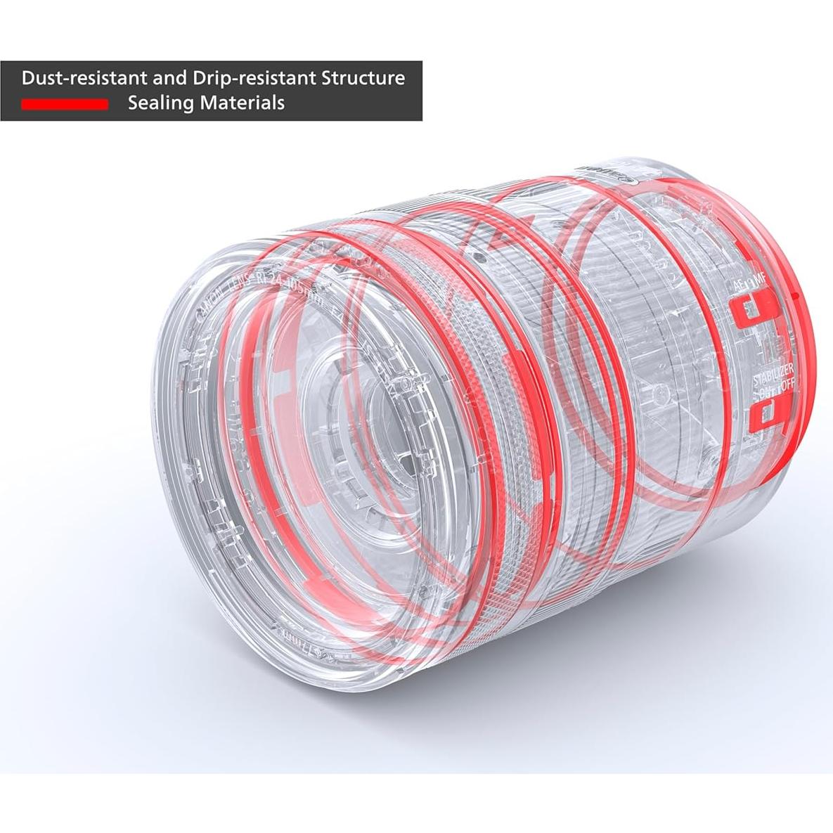 Lente Canon RF 24-105mm f/4L IS USM - Estabilizador 5 paradas