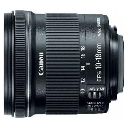 Lente Canon EF-S 10-18mm f/4.5-5.6 IS STM Renovado