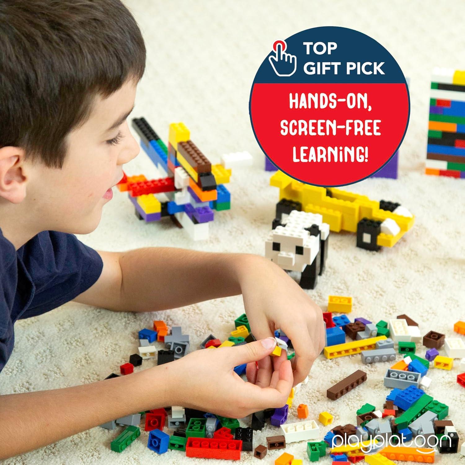 Set de Bloques de Construcción Play Platoon 1100 Piezas