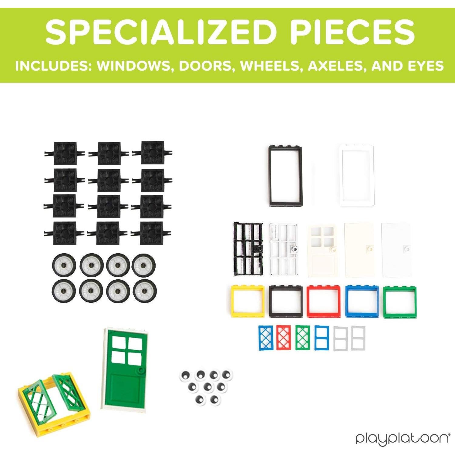 Juego de Bloques de Construcción 1100 Piezas Play Platoon