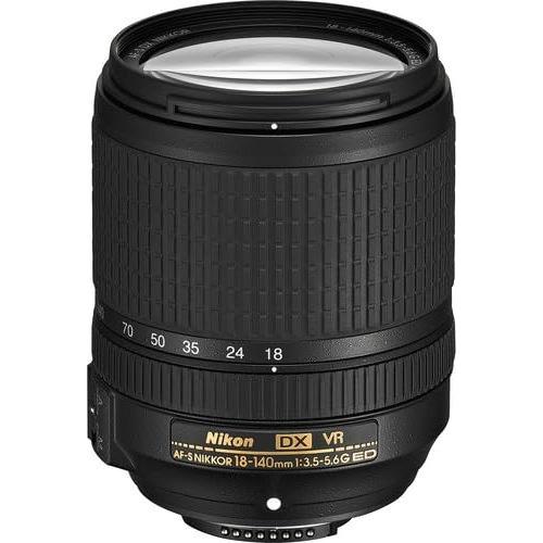 Cámara DSLR Nikon D7500 Kit con Lentes 18-140mm y 70-300mm