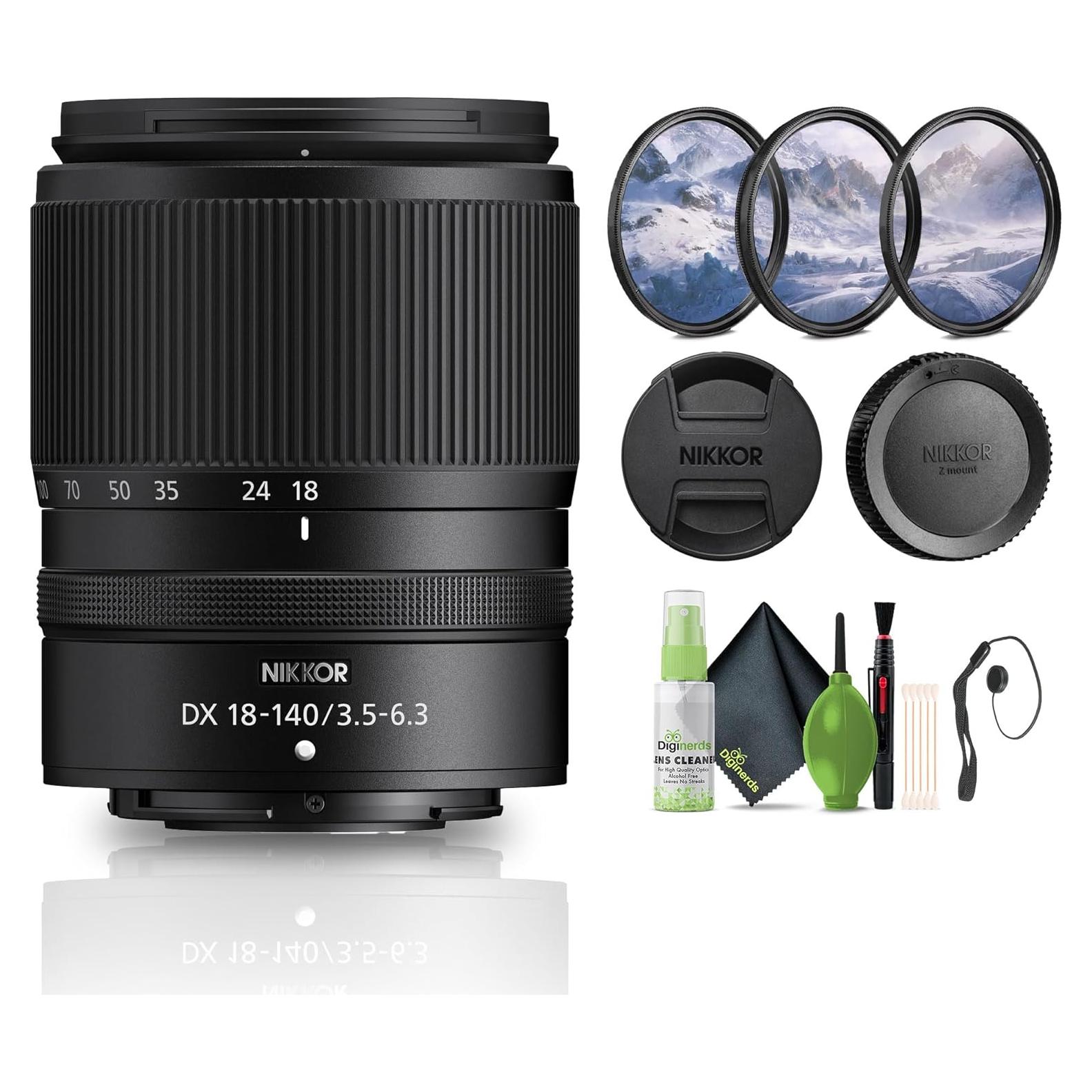Lente Zoom Nikon NIKKOR Z DX 18-140mm f/3.5-6.3 VR + Kit