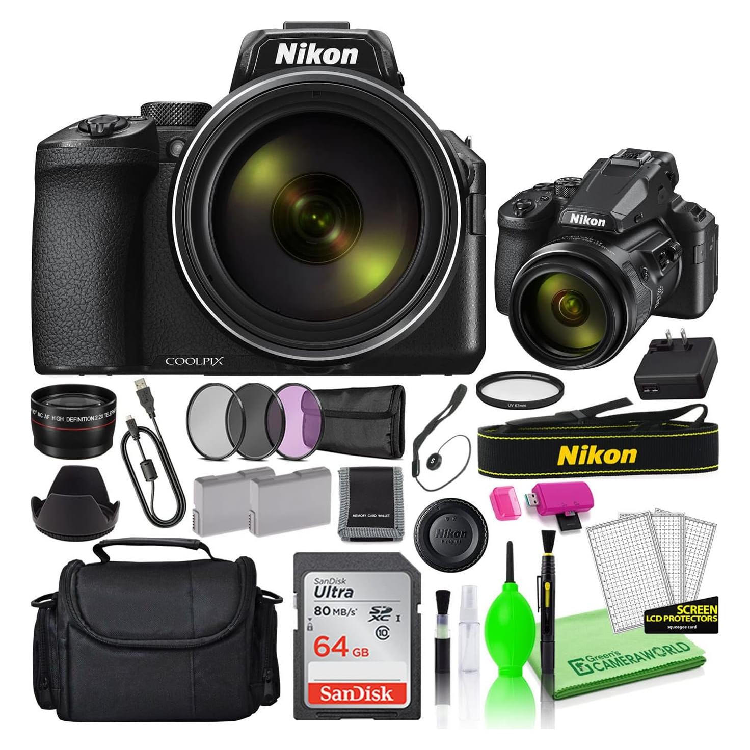 Cámara Digital Nikon COOLPIX P950 16MP 83x Zoom + Accesorios