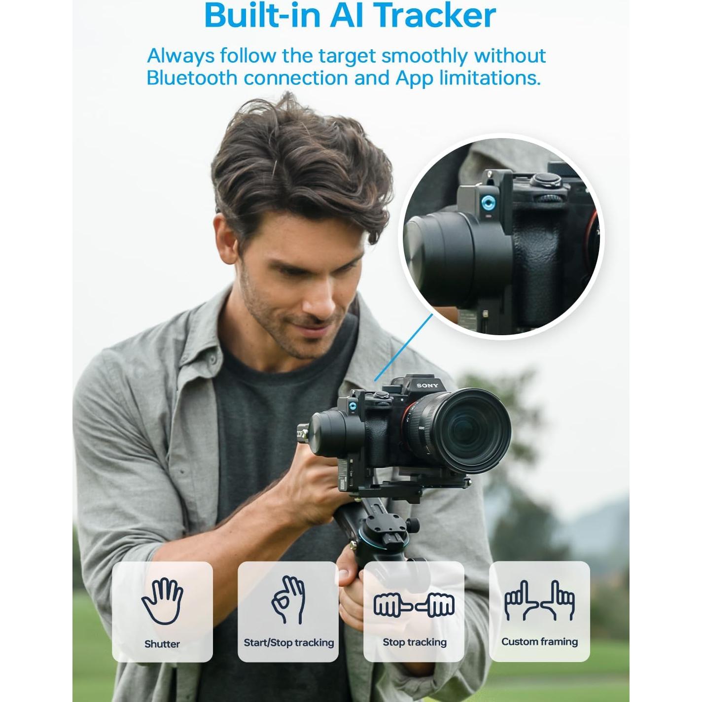 Estabilizador de Cardán FeiyuTech SCORP 2 para Cámara 2.5kg