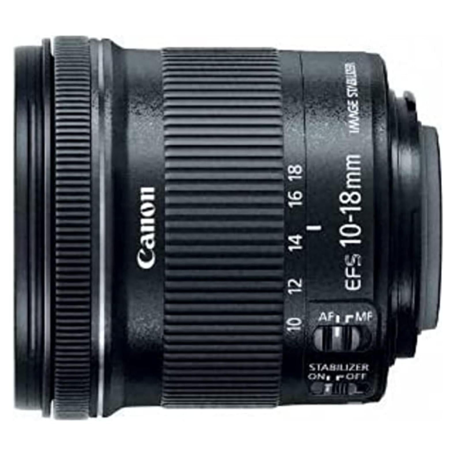 Lente Canon EF-S 10-18mm f/4.5-5.6 IS STM Ultra Ancho