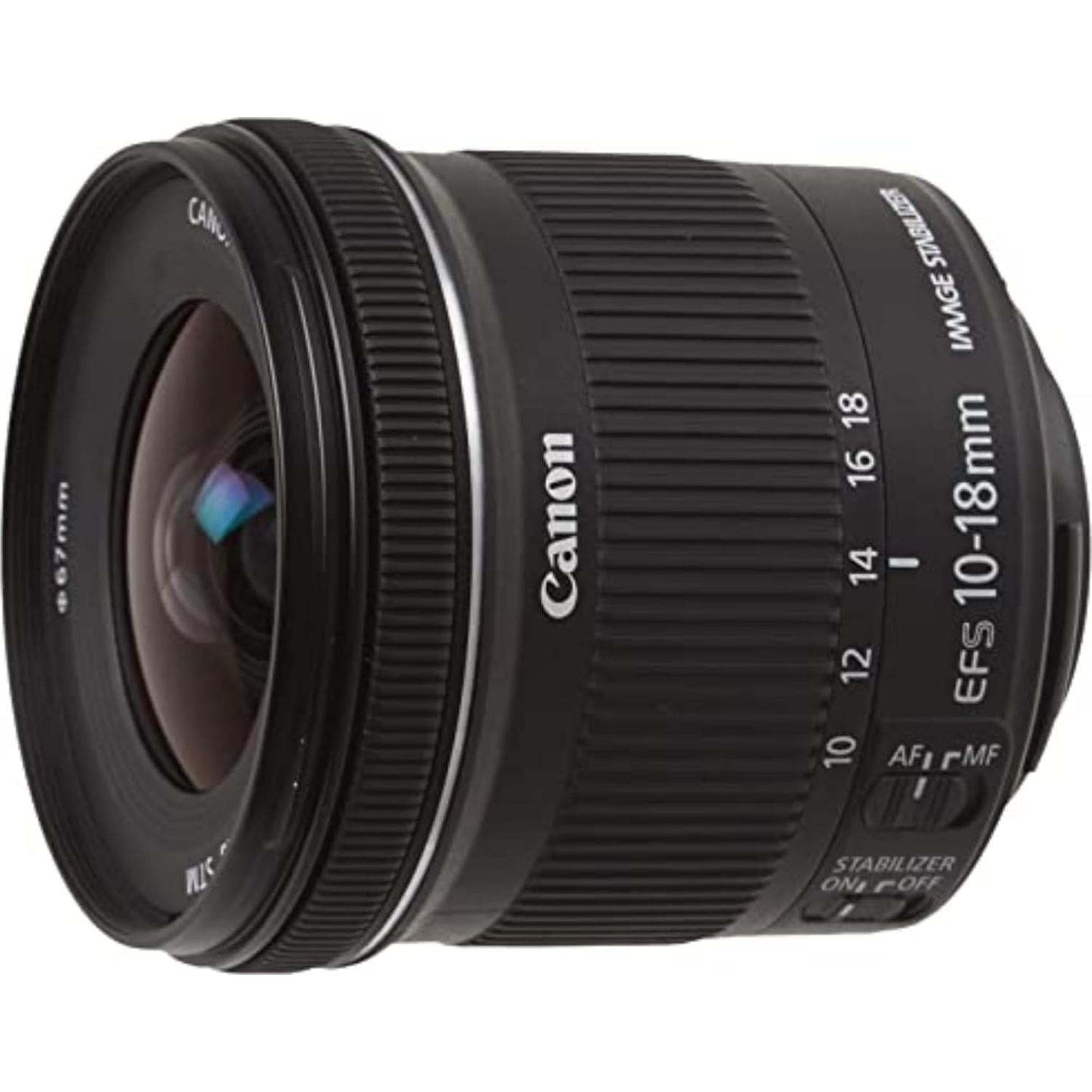 Lente Canon EF-S 10-18mm f/4.5-5.6 IS STM Ultra Ancho